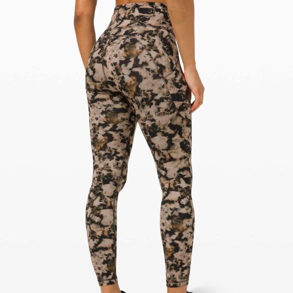 Lululemon Invigorate High-Rise Tight 25" Dispersed Light Raw Linen Multi - Picture 7 of 7